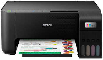 Струйный МФУ Epson МФУ струйный L3250 A4 WiFi черный