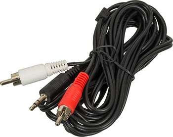 Видеокабель NINGBO JAAC010-3 2хRCA 3м. черный