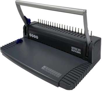 Брошюратор OFFICE KIT Переплетчик B2108N A4/перф.8л.сшив/макс.200л./пластик.пруж.