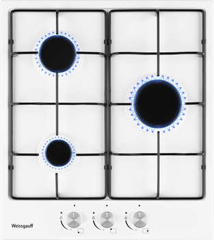 Варочная поверхность Weissgauff Газовая HG 430 WEH белый