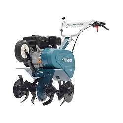 Культиватор HYUNDAI [T 800] бензиновый { двигатель IC160 4-х такт, 5,5 л.с./163 см3, скорость 1 вперед/1 назад, ширина 30-60 см, глубина 32 см, вес 44,5 кг }