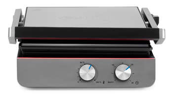 Гриль DOMFY ЭлектроMetal DSM-EG502 2200Вт черный/серебристый