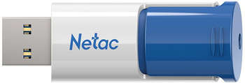 USB-носитель Netac Флеш Диск 512Gb U182 NT03U182N-512G-30BL USB3.0 синий/белый