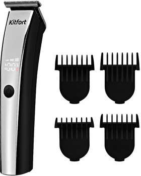 Триммер для волос KITFORT Триммер КТ-3131 серебристый/черный 5Вт