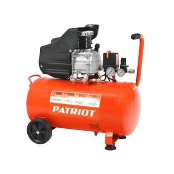 Компрессор пневматический Patriot EURO 50-260 Компрессор [525306367] {Мощн.: 1.8 кВт; Напр.: 230В~50Гц; Об.двиг.: 2850 об/мин; Производит.: 260 л/мин; Об.ресивера: 50 л; Давл.: 8 бар; Вес: 27,5 кг;}
