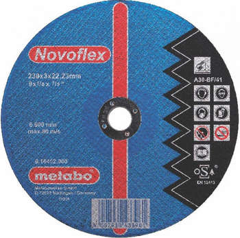 Круг, диск, фреза Metabo Диск отрезной по мет. Novoflex
