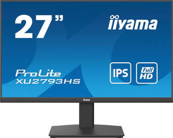 Монитор IIYAMA 27" ProLite XU2793HS-B5 черный IPS LED 16:9 HDMI M/M матовая 300cd 178гр/178гр 1920x1080 75Hz FreeSync DP FHD 4.6кг