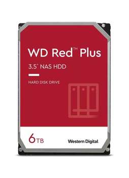 Жесткий диск HDD Western Digital Жесткий диск SATA 6TB 6GB/S 256MB RED PLUS WD60EFPX WDC