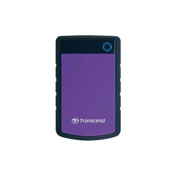 Жесткий диск HDD Transcend Портативный жёсткий диск StoreJet 25H3, 1 Тб, USB 3.1 gen.1, пурпурный