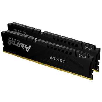 Оперативная память Kingston Комплект памяти DDR5 DIMM 32Гб 5200MHz CL40, FURY Beast Black