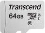 Карта памяти Transcend microSDXC 300S, 64 Гб, UHS-I Class U1, без адаптера