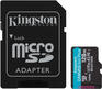Карта памяти Kingston microSDXC Canvas Go Plus, 128 Гб, UHS-I, U3, V30, A2, с адаптером