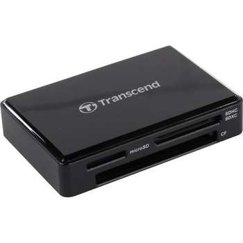 Картридер Transcend Внешний Считыватель карты памяти USB3.1 Gen1 All-in-1 Multi Card Reader,Type C [TS-RDC8K2]