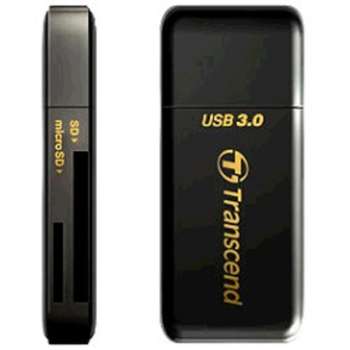 Картридер Transcend Внешний USB 3.0 Multi-Card Reader F5 All in 1 [TS-RDF5K] Black