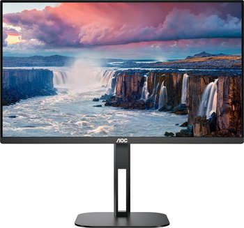 Монитор AOC 23.8" 24V5C черный IPS LED 1ms 16:9 HDMI M/M матовая HAS Piv 300cd 178гр/178гр 1920x1080 75Hz FreeSync DP FHD USB 5.33кг