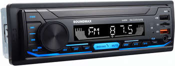 Автомагнитола SOUNDMAX SM-CCR3191FB 1DIN 4x50Вт
