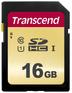 Карта памяти Transcend SDHC 500S, 16 Гб, UHS-I Class U1