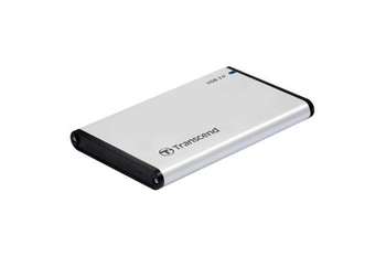 Жесткий диск HDD Transcend Внешний контейнер для /SSD 2.5" SATA StoreJet 25S3 TS0GSJ25S3 USB3.0 серебристый