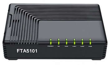VoIP-оборудование FLYINGVOICE Шлюз IP FTA5101 черный