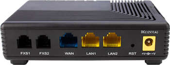 VoIP-оборудование FLYINGVOICE Шлюз IP FTA5102E2 черный