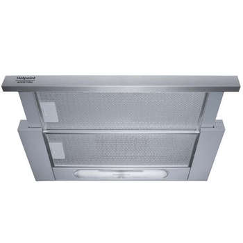 Вытяжка HOTPOINT-ARISTON встраиваемая HAH 65 F LB X/1 нержавеющая сталь управление: ползунковое