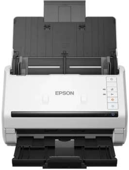 Сканер Epson протяжный WorkForce DS-530II A4 белый/черный