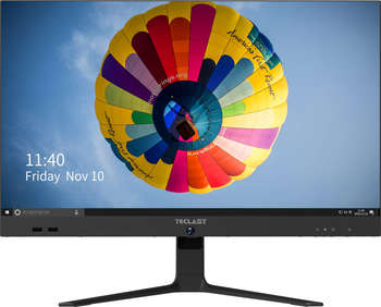 Моноблок TECLAST C24 Air 23.8" Full HD A10 7350B 8Gb SSD256Gb R6 Windows 10 Professional GbitEth WiFi BT 90W Cam черный 1920x1080