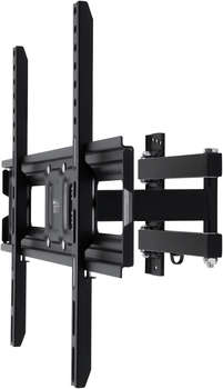 Кронштейн для ТВ BURO Кронштейн для телевизора MF2 черный 32"-70" макс.35кг настенный поворотно-выдвижной и наклонный