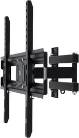 Кронштейн для ТВ BURO Кронштейн для телевизора MF2 черный 32"-70" макс.35кг настенный поворотно-выдвижной и наклонный