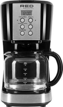 Кофеварка RED SOLUTION капельная RCM-M1529 900Вт черный/серебристый