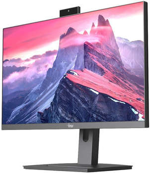 Моноблок iRU 23IM 23.8" Full HD i5 1035G4  8Gb SSD256Gb Iris Plus Graphics CR без ОС GbitEth WiFi BT 120W Cam черный 1920x1080