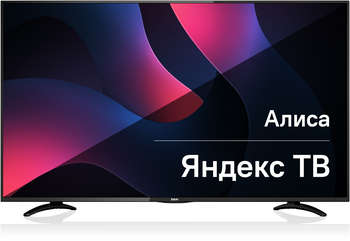 Телевизор BBK LED 55" 55LEX-8289/UTS2C Яндекс.ТВ черный 4K Ultra HD 60Hz DVB-T2 DVB-C DVB-S2 USB WiFi Smart TV