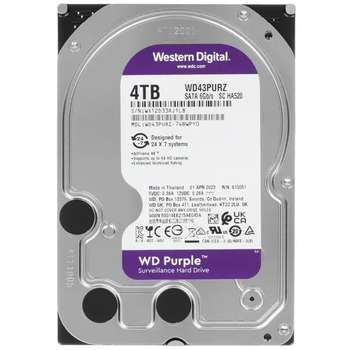 Жесткий диск HDD WD Жесткий диск SATA-III 4Tb Purple