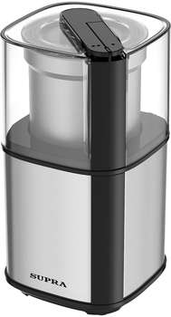 Кофемолка SUPRA CGS-320 300Вт сист.помол.:ротац.нож вместим.:80гр серебристый