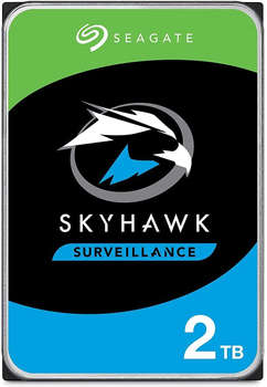 Жесткий диск HDD Seagate Жесткий диск SATA-III 2TB ST2000VX017 Surveillance Skyhawk 4KN 256Mb 3.5"