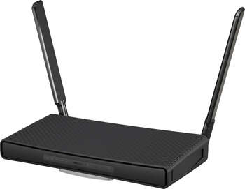 Маршрутизатор MikroTik Роутер беспроводной hAP ax3  AX1800 10/100/1000BASE-TX черный