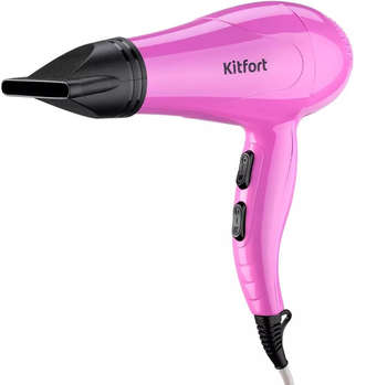 Фен для волос KITFORT КТ-3208 950Вт розовый