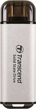 Внешний накопитель Transcend Накопитель SSD USB-C 512GB TS512GESD300S ESD300 серебристый