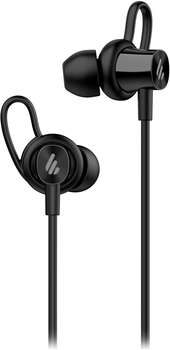 Наушники Edifier Гарнитура внутриканальные W210BT черный беспроводные bluetooth шейный обод