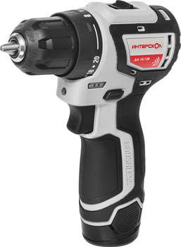 Шуруповерт Интерскол Дрель-ДА-10/12В 36 МиниМАКС без АКБ и ЗУ аккум. патрон:быстрозажимной