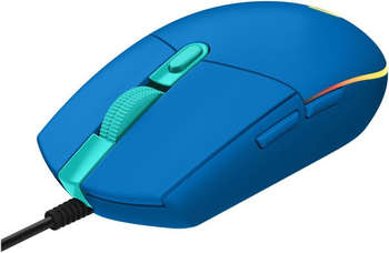 Мышь Logitech G102 LightSync синий оптическая 8000dpi USB 6but