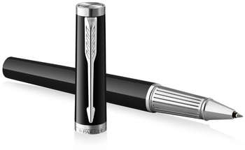 Ручка роллер PARKER Ingenuity Core T570  Black CT F черн. черн. подар.кор.