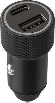 Аксессуар для планшета WIIIX Автомобильное зар./устр. UCC-4-2-15 3A USB/USB Type-C черный