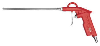 Строительный пневмопистолет ELITECH Пистолет продувочный 0704.010400 200л/мин соп.:3.8мм красный