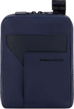 Сумка PIQUADRO Wollem CA3084W129/BLU синий полиэстер/натур.кожа