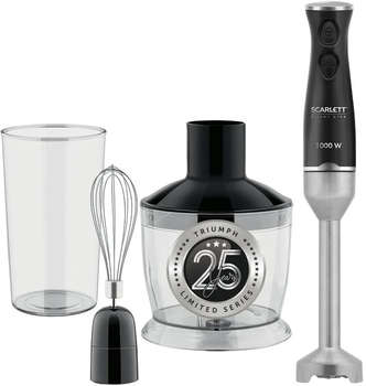 Блендер SCARLETT погружной Silver Line SC-HB42F73 1000Вт черный