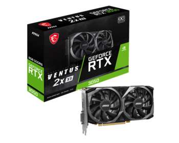 Видеокарта MSI GeForce RTX 3050 VENTUS 2X XS 8G OC