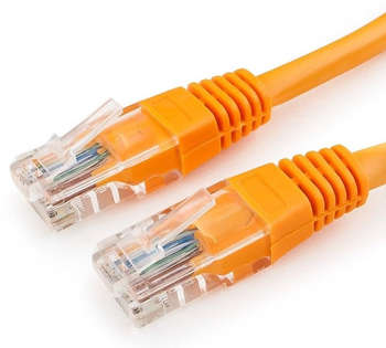 Патч-корд PREMIER PP12-0.25M/O 1000Гбит/с UTP 4 пары cat.5E CCA molded 0.25м оранжевый RJ-45