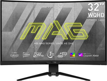 Монитор MSI 31.5" MAG 325CQRXF черный VA LED 16:9 HDMI HAS 400cd 178гр/178гр 2560x1440 240Hz DP WQ USB 7.8кг