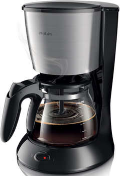 Кофеварка Philips капельная HD7462/20 1000Вт черный/серебристый
